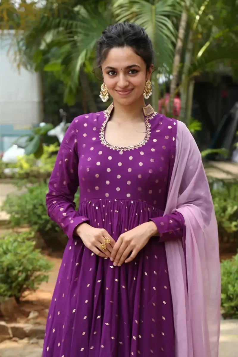 Indian Actress Malvika Nair at Anni Manchi Sakunamule Movie Meet